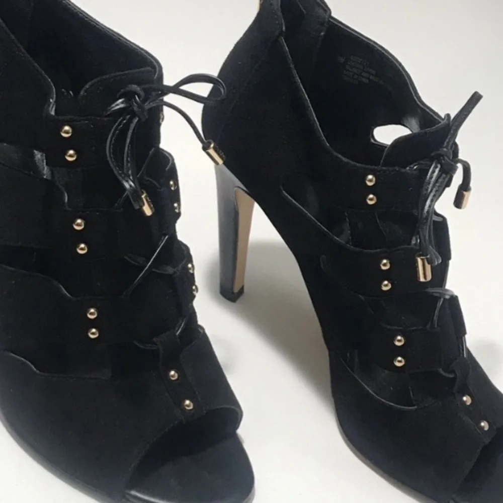 ISOLA Leather Cage Peep Toe Heels